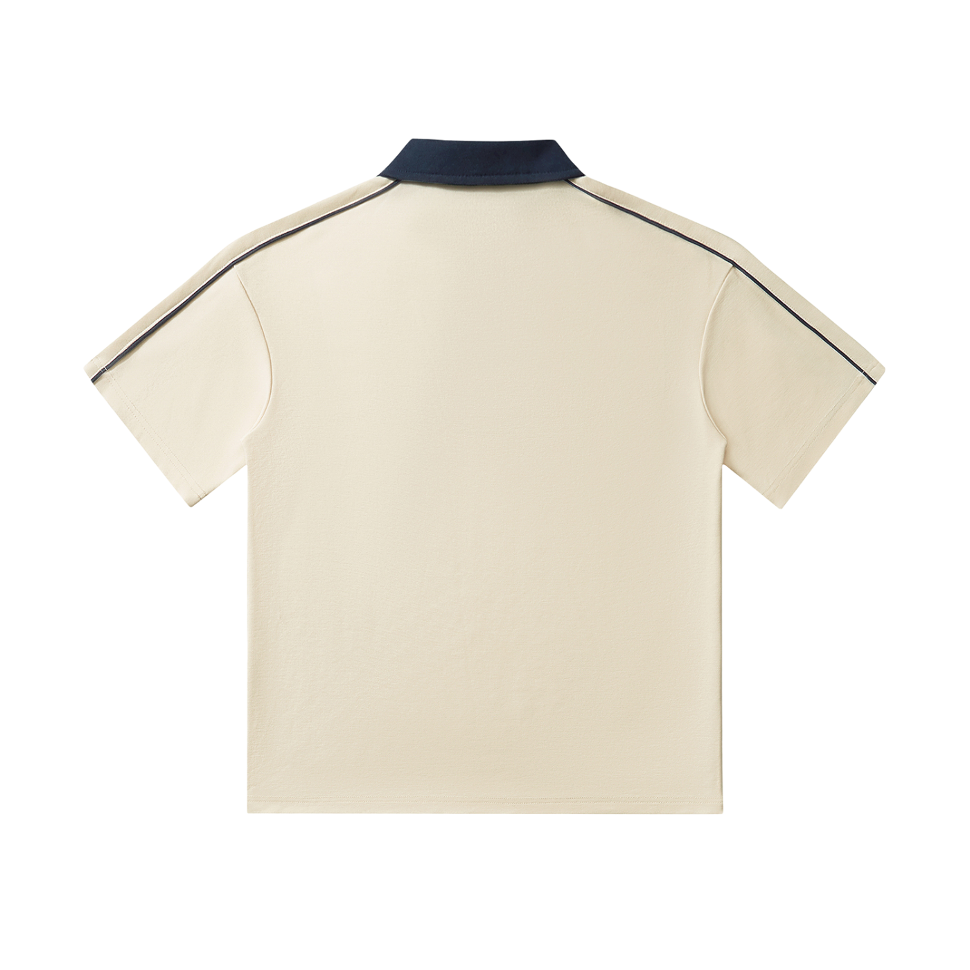 Dept. Contrast Collar Short-Sleeve Polo Shirt