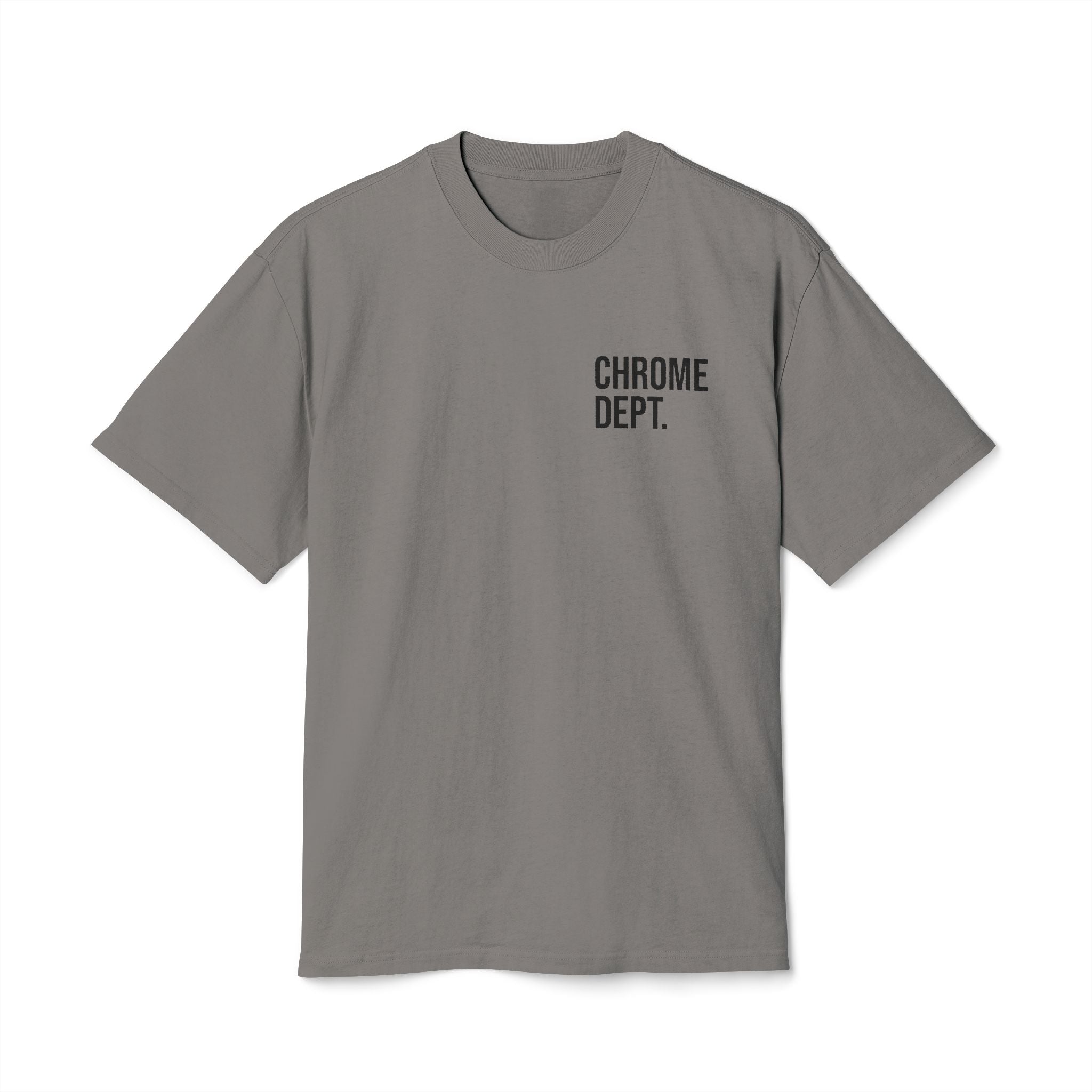 Chrome Dept. Graphic Tee — Distressed Logo Vintage-Style T-Shirt