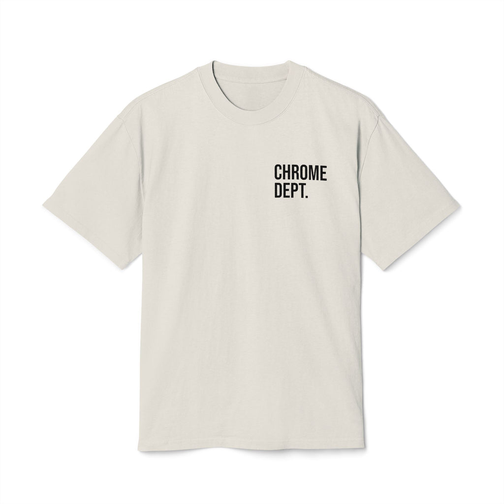 Chrome Dept. Graphic Tee — Distressed Logo Vintage-Style T-Shirt