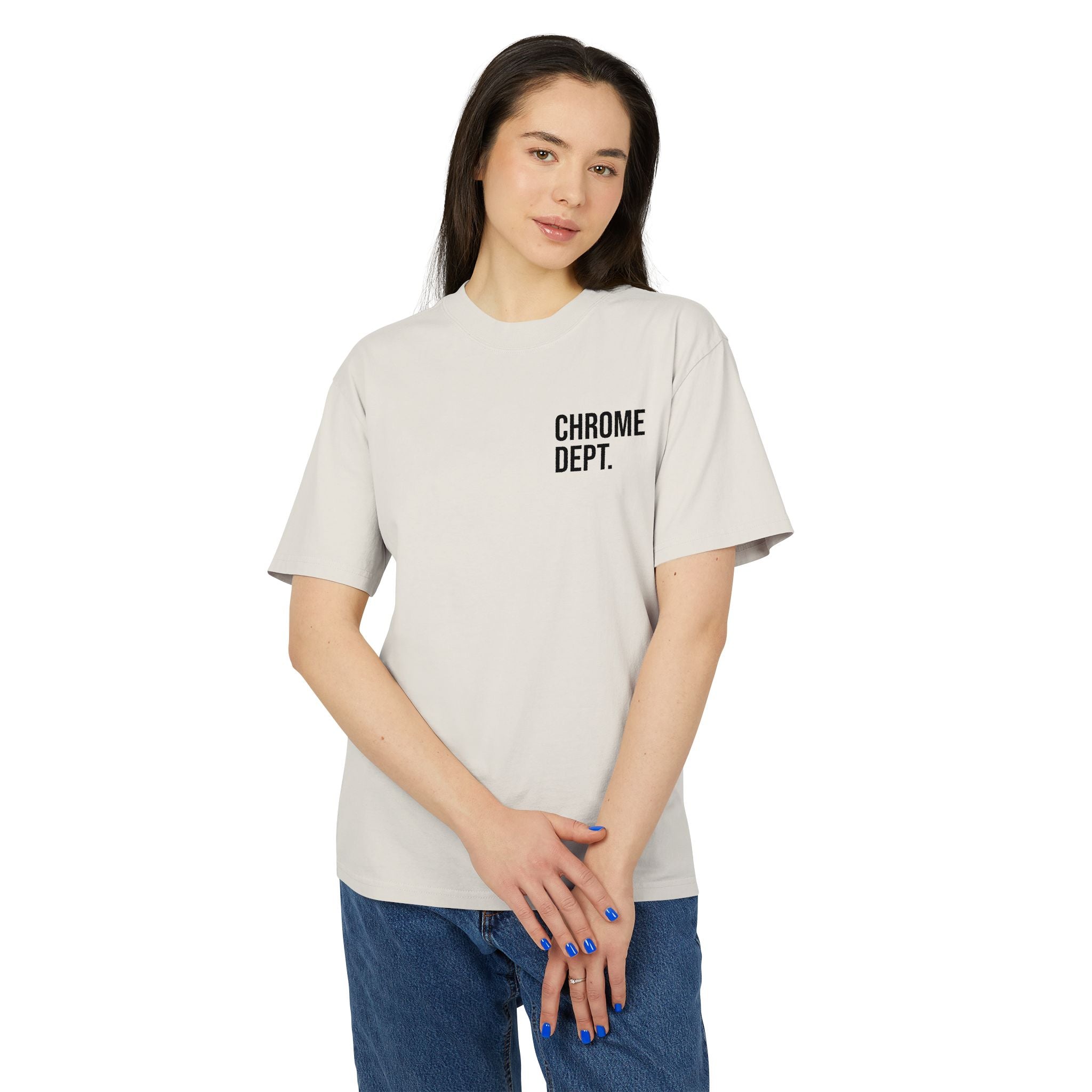 Chrome Dept. Graphic Tee — Distressed Logo Vintage-Style T-Shirt