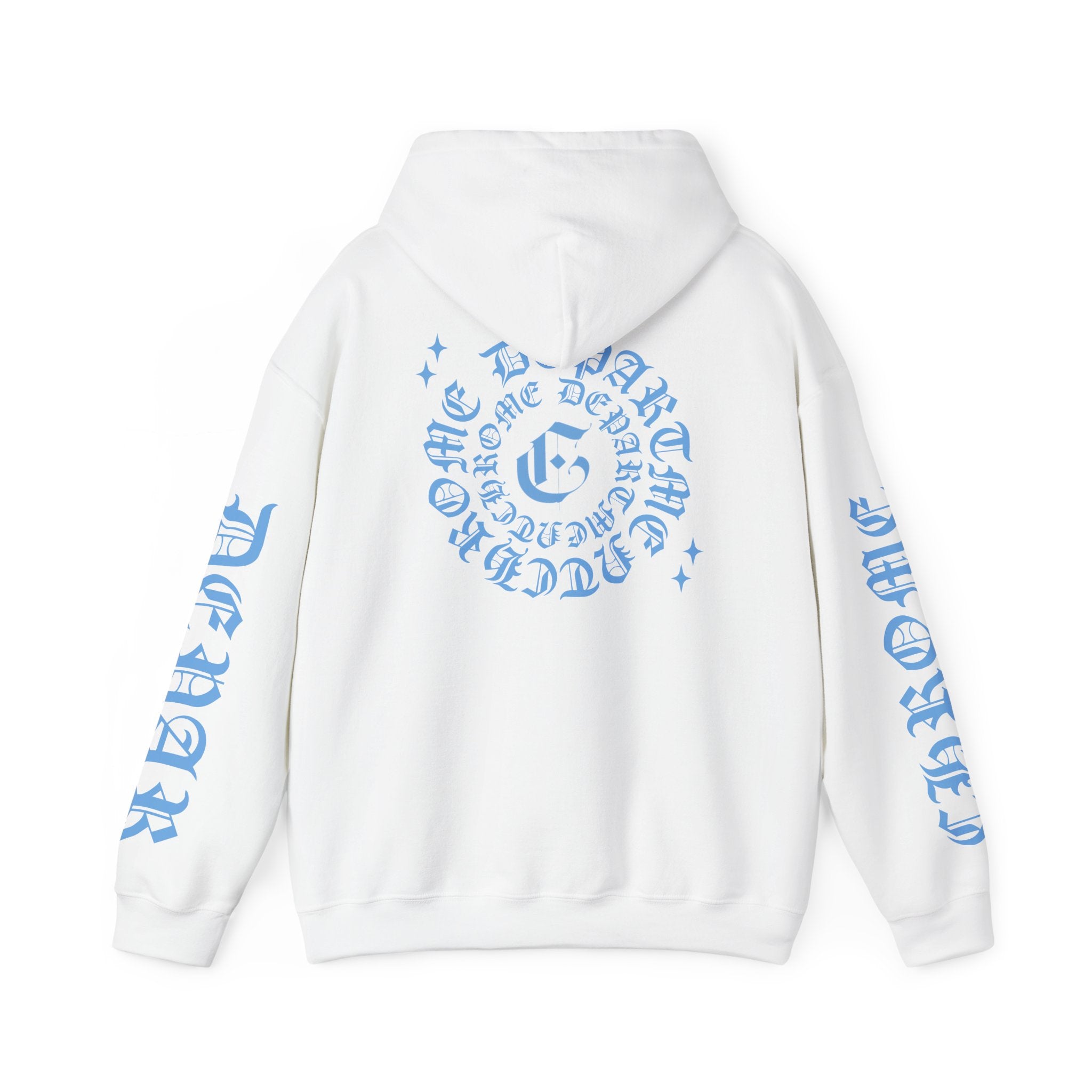 Chrome Dept. Hoodie — Pullover with Sleeve & Back Script