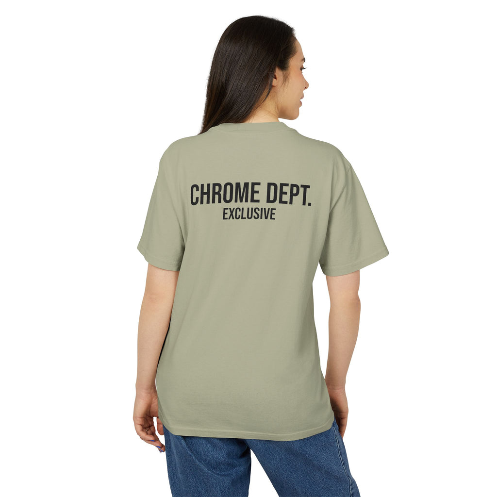 Chrome Dept. Graphic Tee — Distressed Logo Vintage-Style T-Shirt