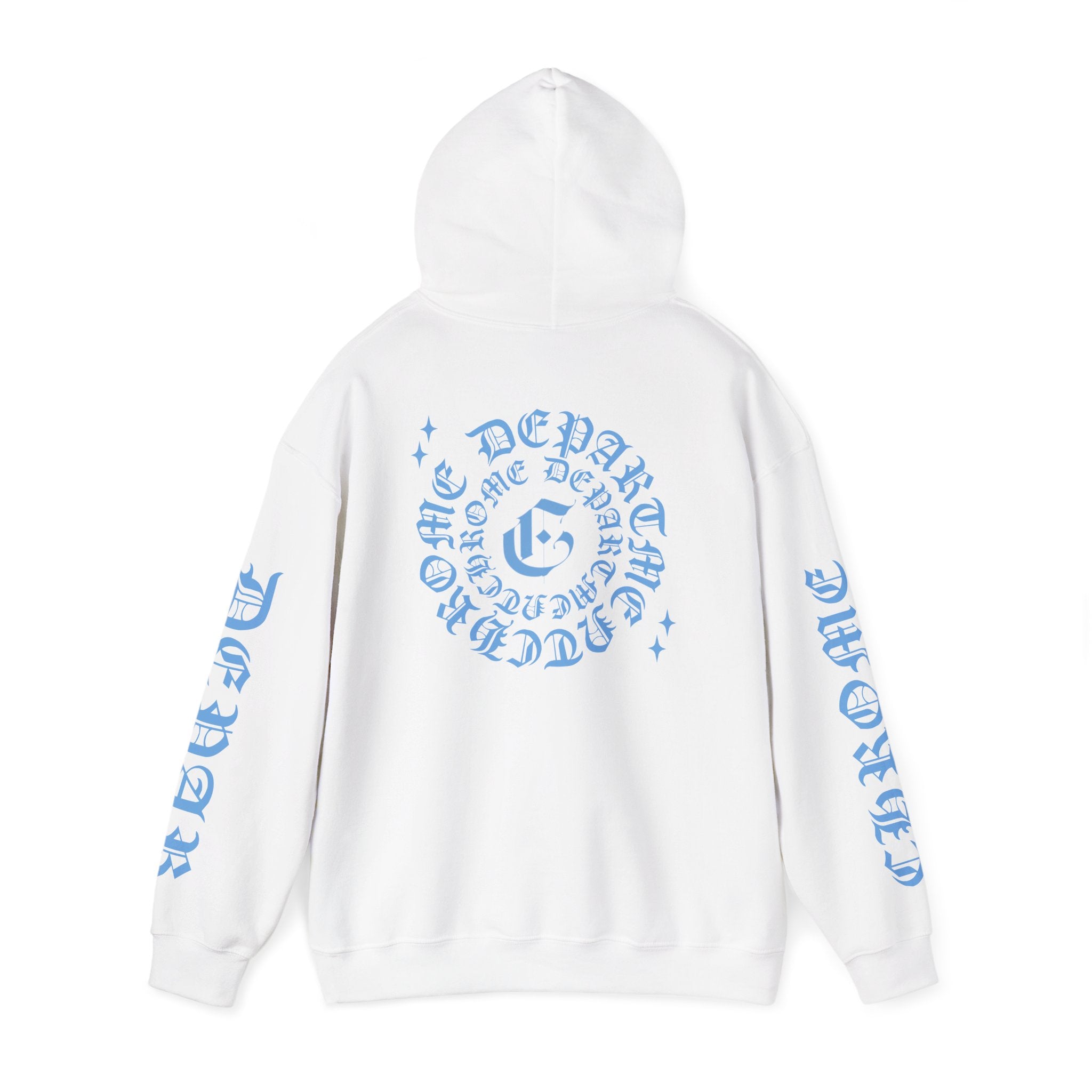 Chrome Dept. Hoodie — Pullover with Sleeve & Back Script