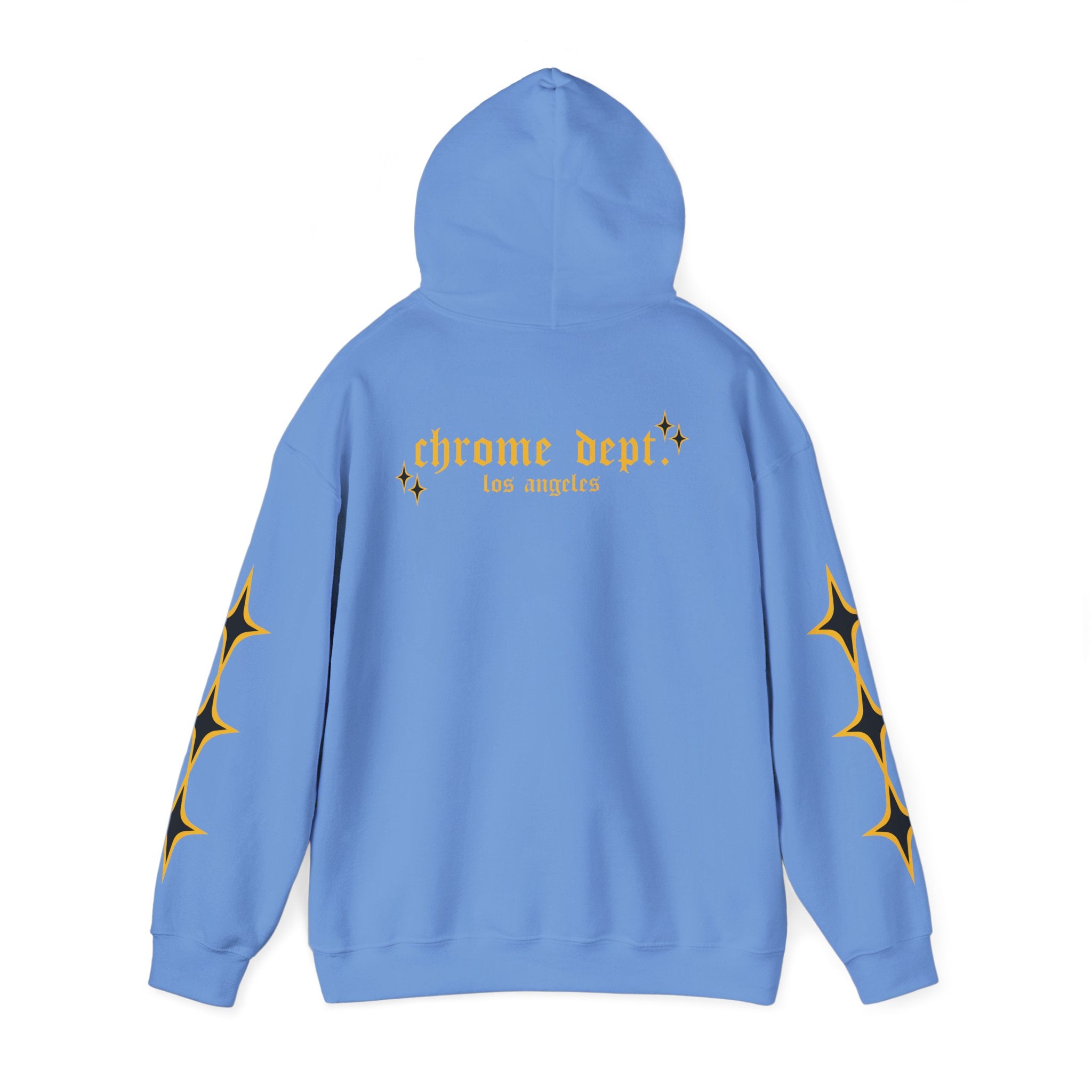 Chrome Dept. Graphic Hoodie — LA Starburst Sleeve Streetwear