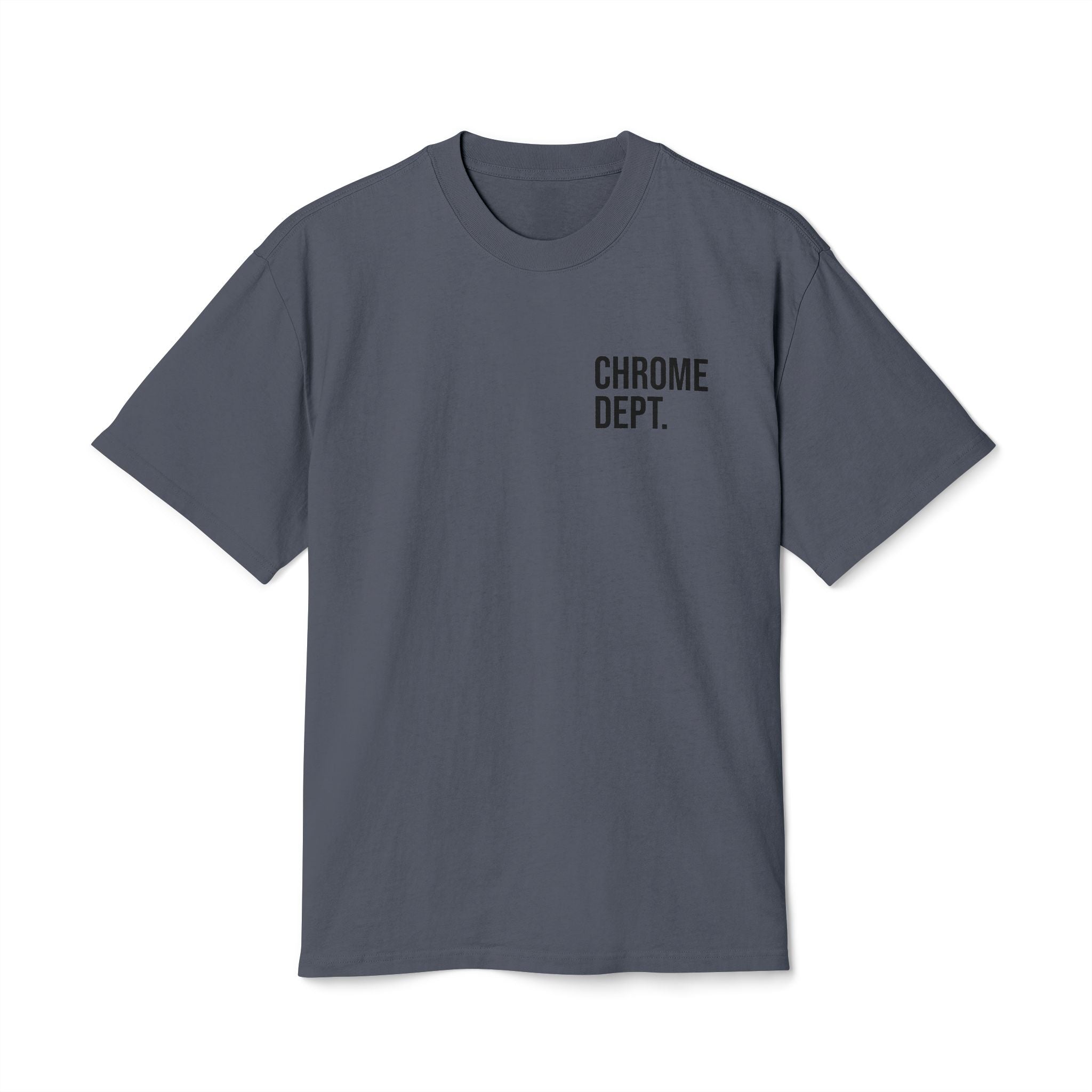 Chrome Dept. Graphic Tee — Distressed Logo Vintage-Style T-Shirt