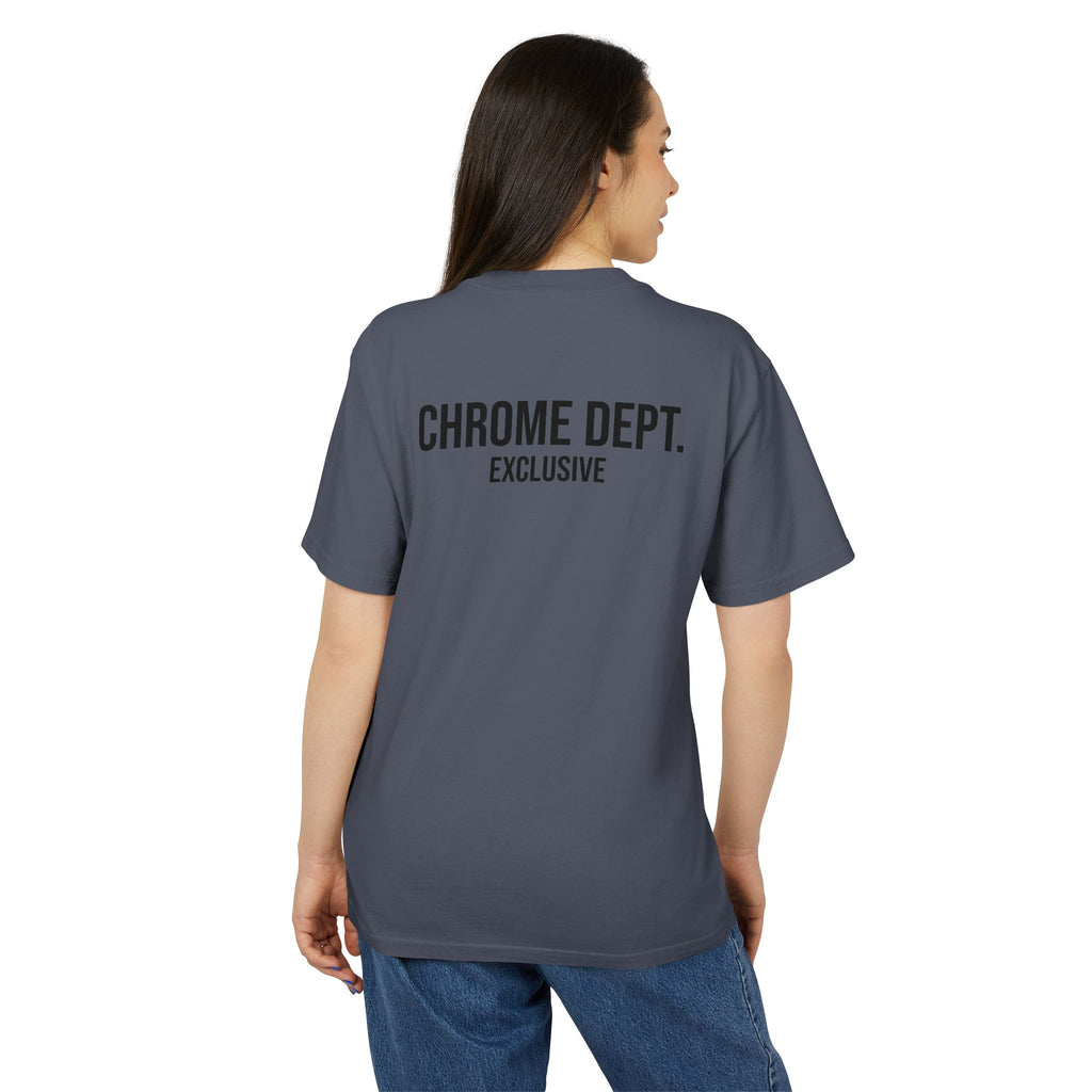 Chrome Dept. Graphic Tee — Distressed Logo Vintage-Style T-Shirt