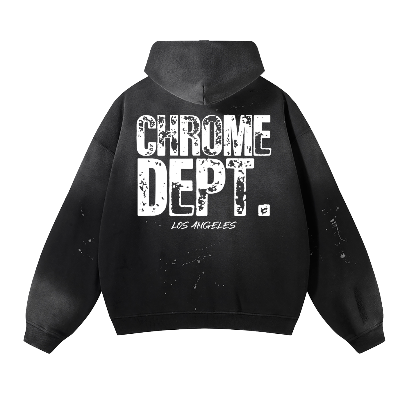 CHROME DEPT. Vintage Washed Frayed Hoodie