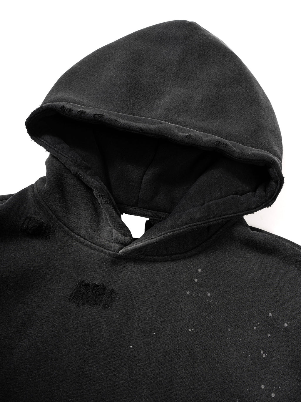 CHROME DEPT. Vintage Washed Frayed Hoodie