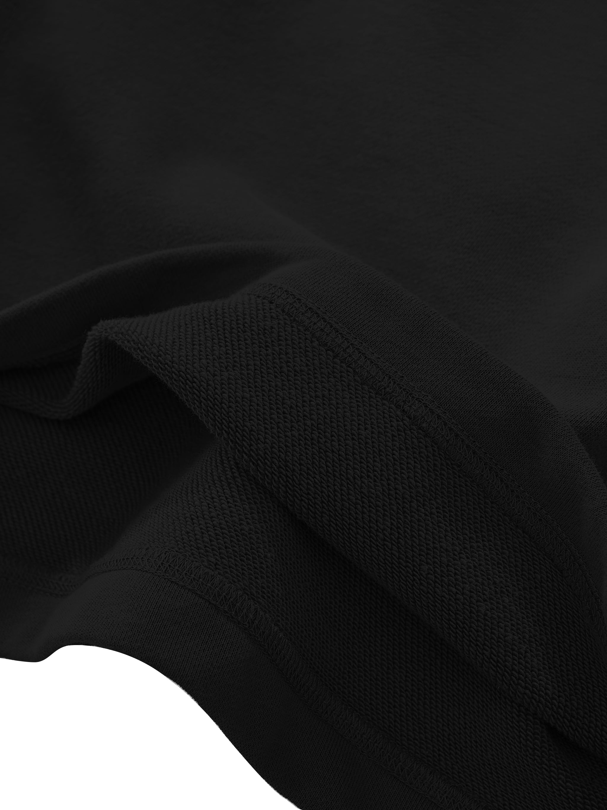 C. Sun Fade Raw Edge Cotton Shorts